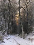 unknow artist Sunset in the Forest oil painting picture wholesale
